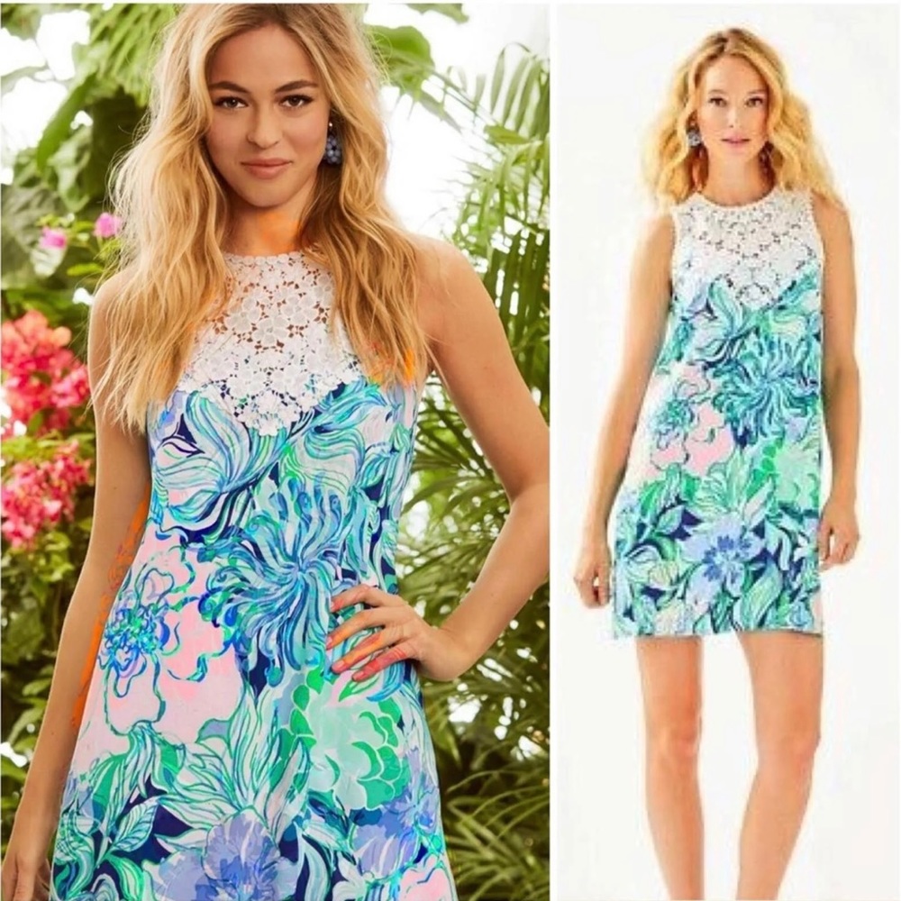 Lilly Pulitzer Napa Shift Dress Size 4